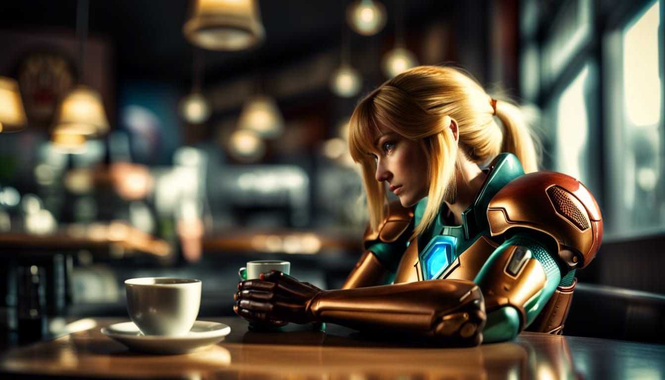 Samus & coffee