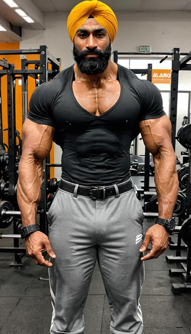 Showing chest clevage