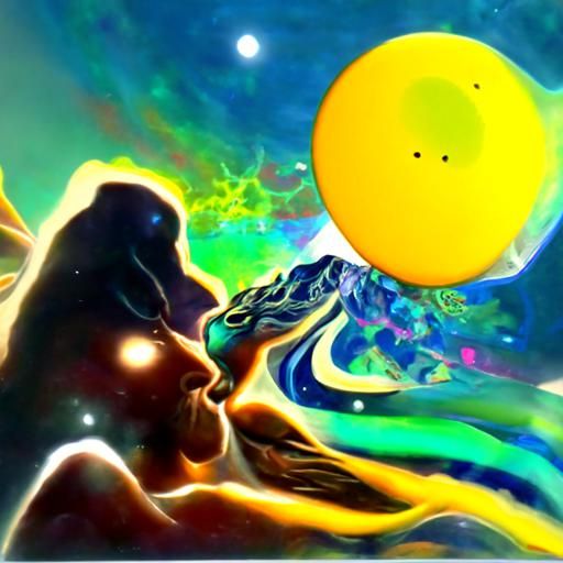 Sun, Moon, and Earth: Holographic Cosmic Illustration