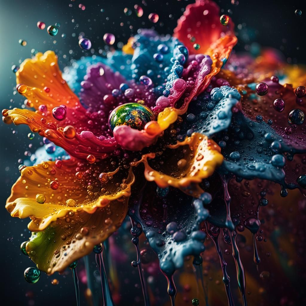 Drippy flowers