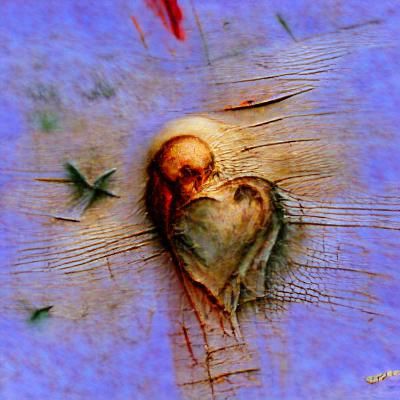 Sacrificial Love: Renaissance Painting in DaVinci Style