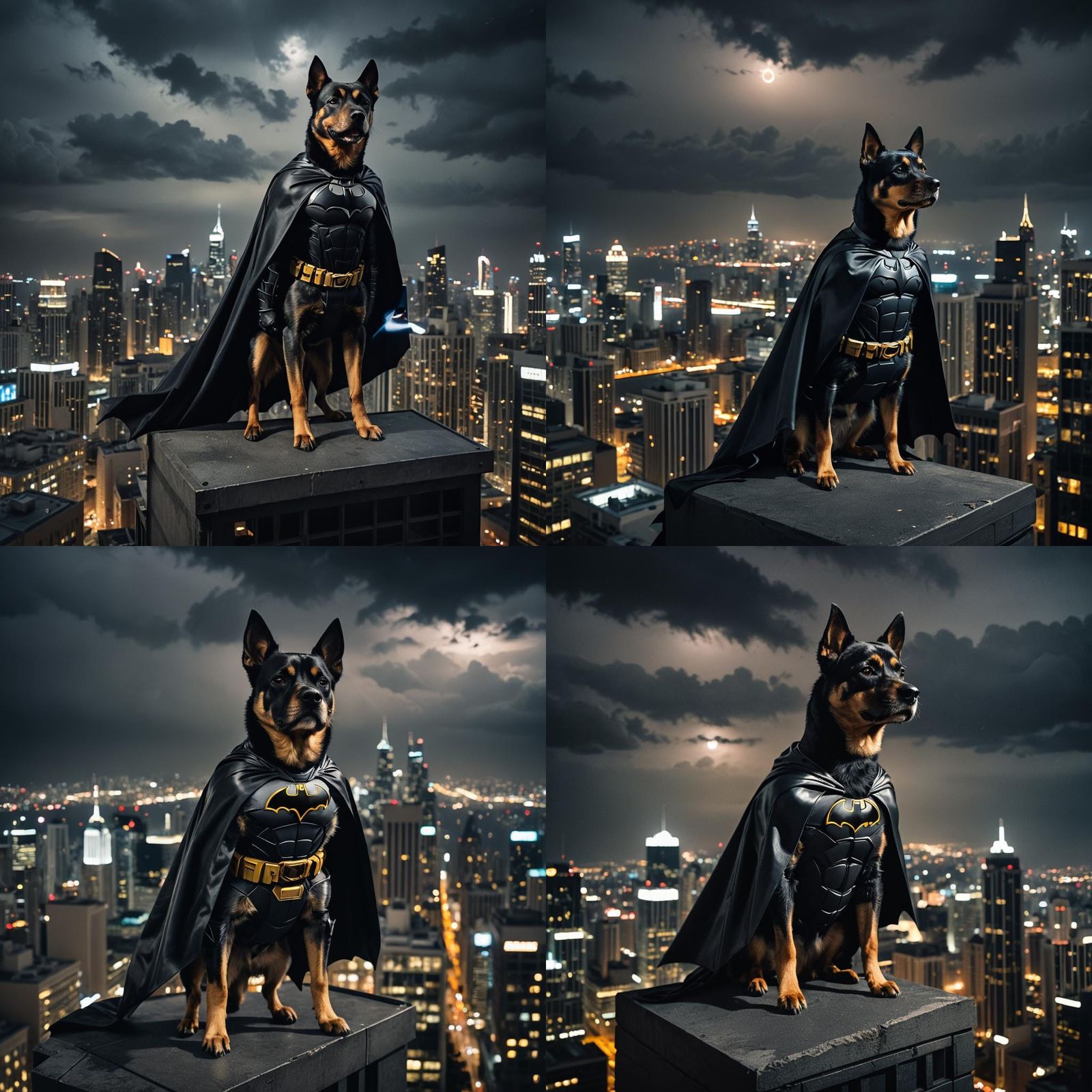 Batman Dog Guardian of the Night City