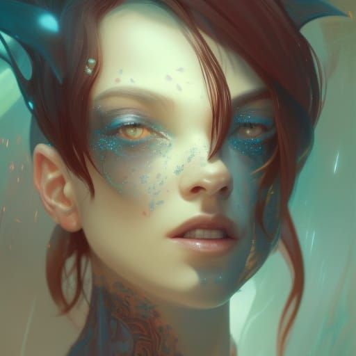 Epic Dragon Woman Portrait in Unreal Engine