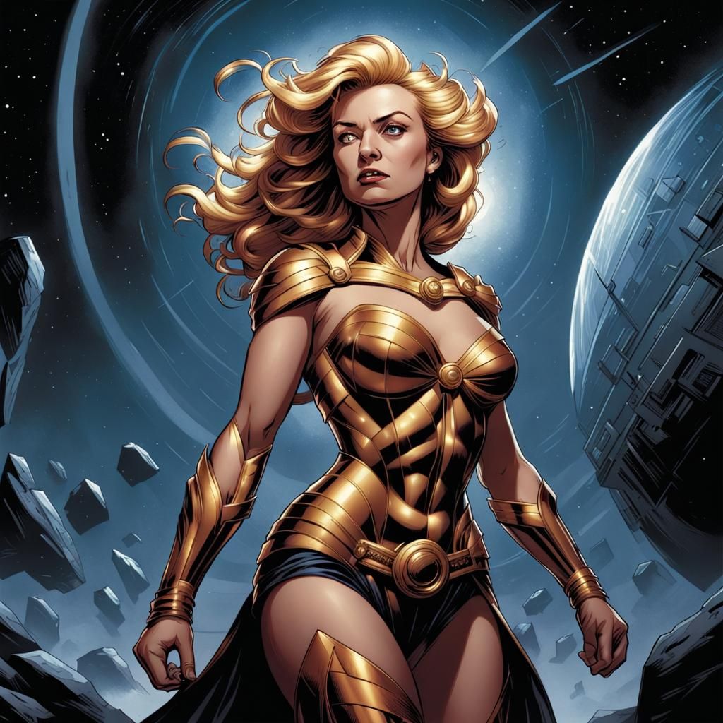 Madame Hyperion: Comic Book Art Portrait