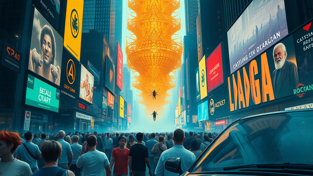 Surreal Megastructure Materializes in Times Square