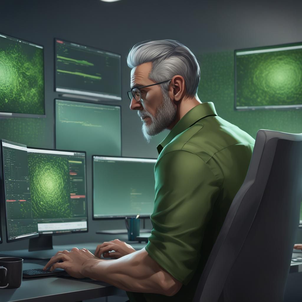 Application Support in Software Company Office