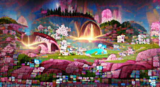 Radiant Fairycore Mosaic Landscape in 8K Resolution