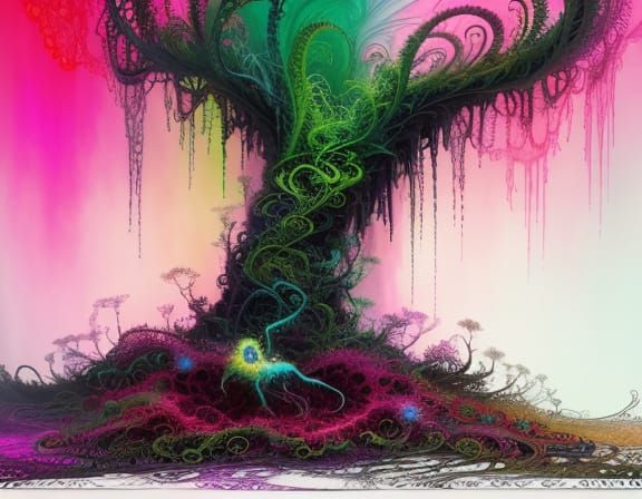 Mad Hypnotist Frees Woman from Carnivorous Plant in Psychede...