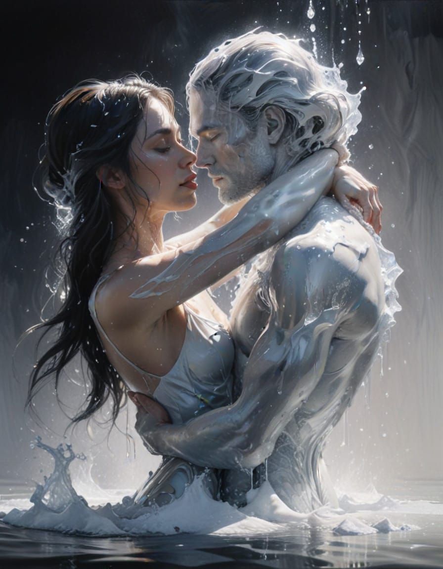 Ethereal Embrace: Melting and Freezing Lovers in Harmony