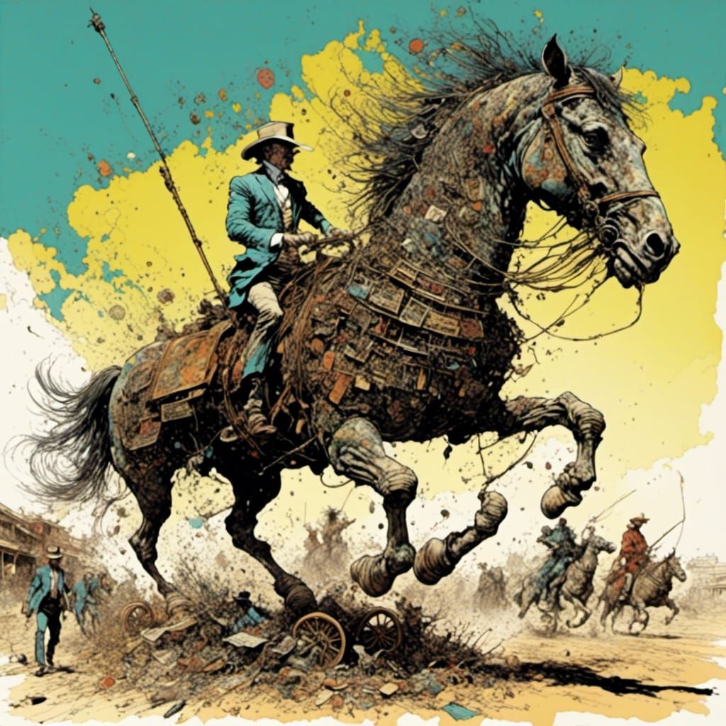 AI Generated Trojan Horse Image