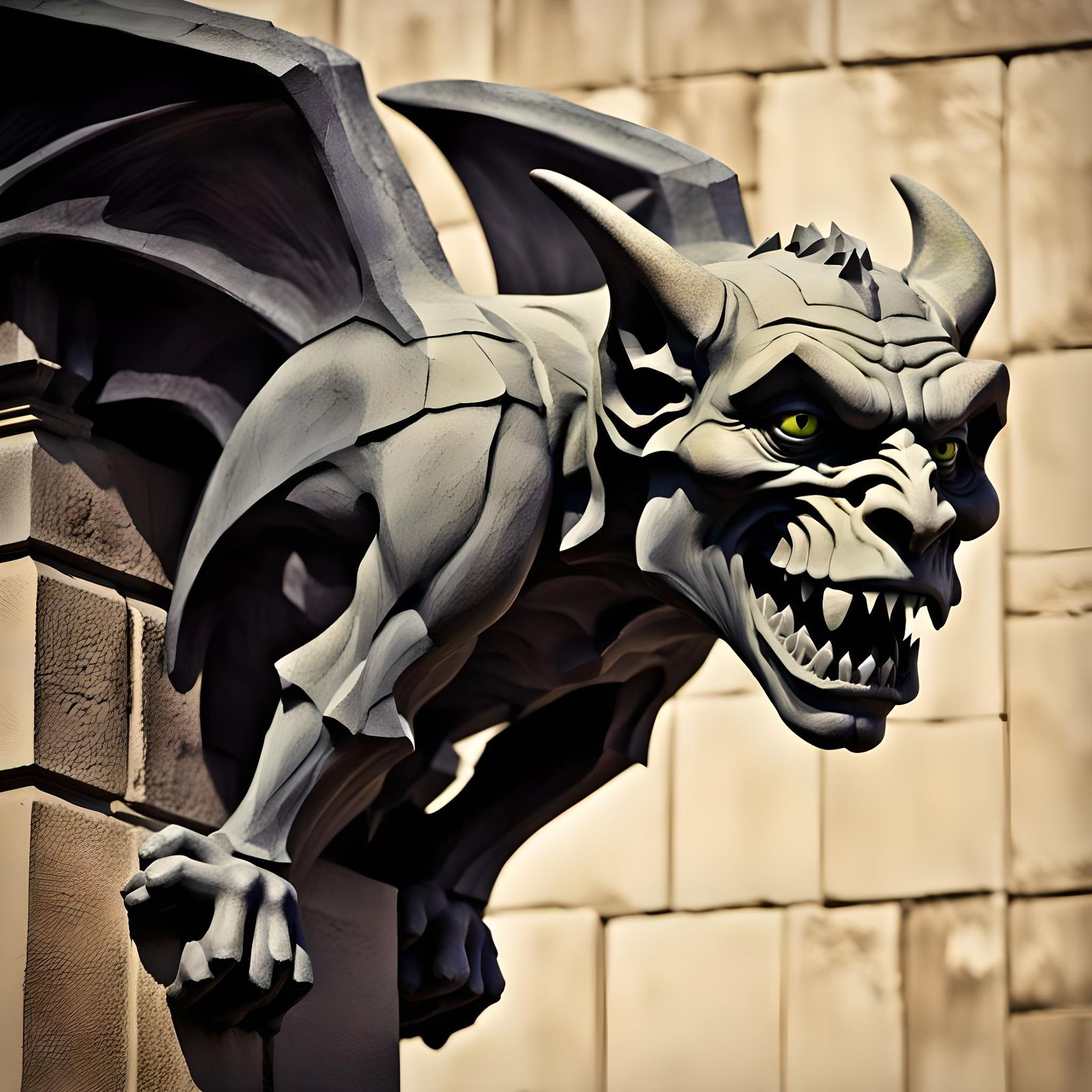 Gothic Gargoyle Guardian of the Church