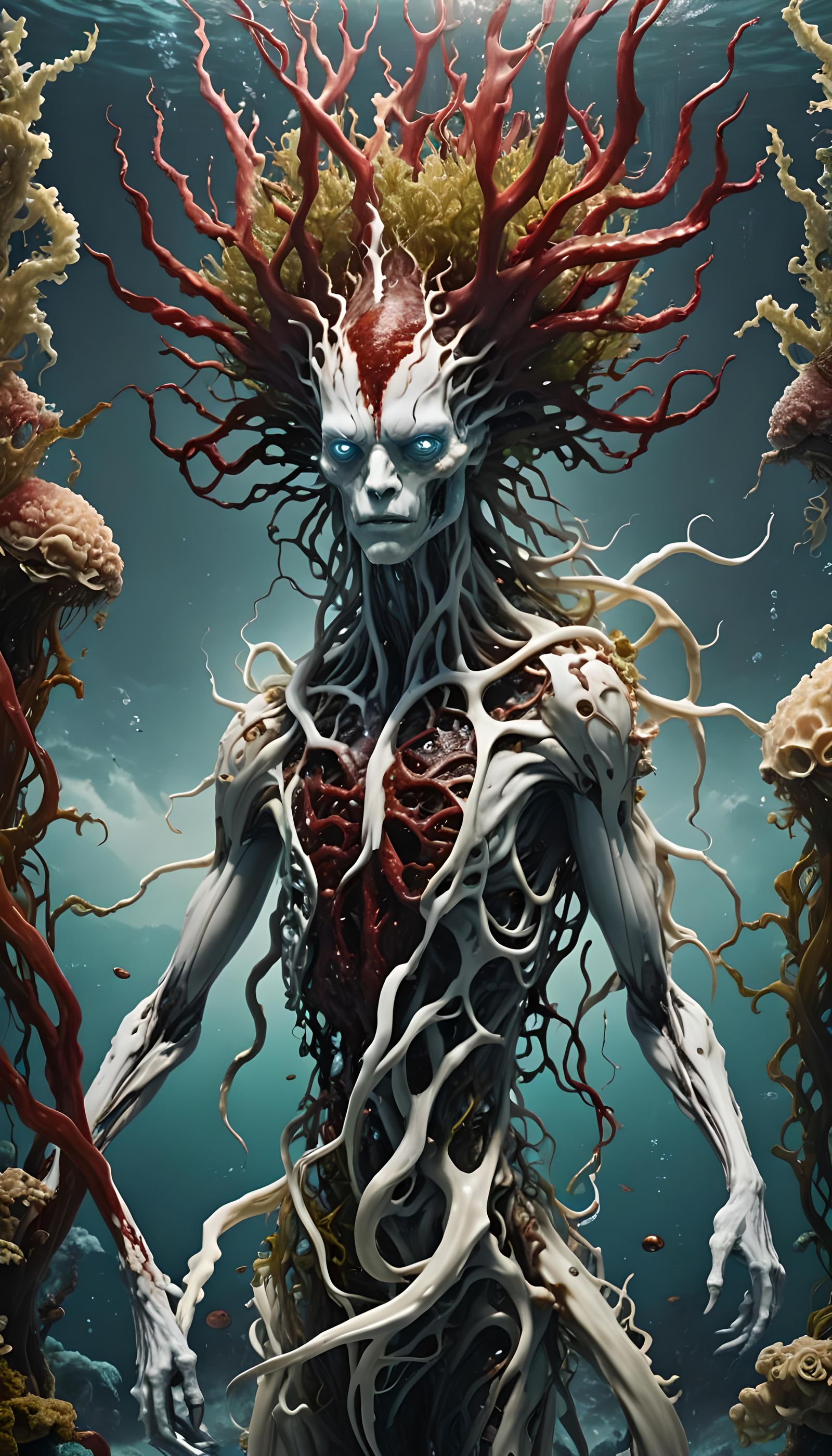 Blood Spattered Angry Kelp Monster Albino Voodoo Brain Surgeon 2