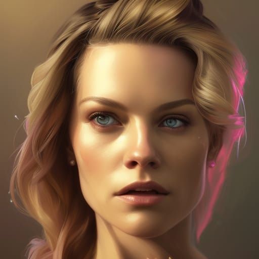 Detailed Portrait with Dynamic Lighting