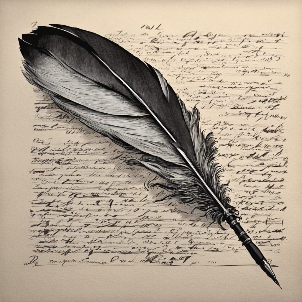 A Vintage Quill in Distressed Condition