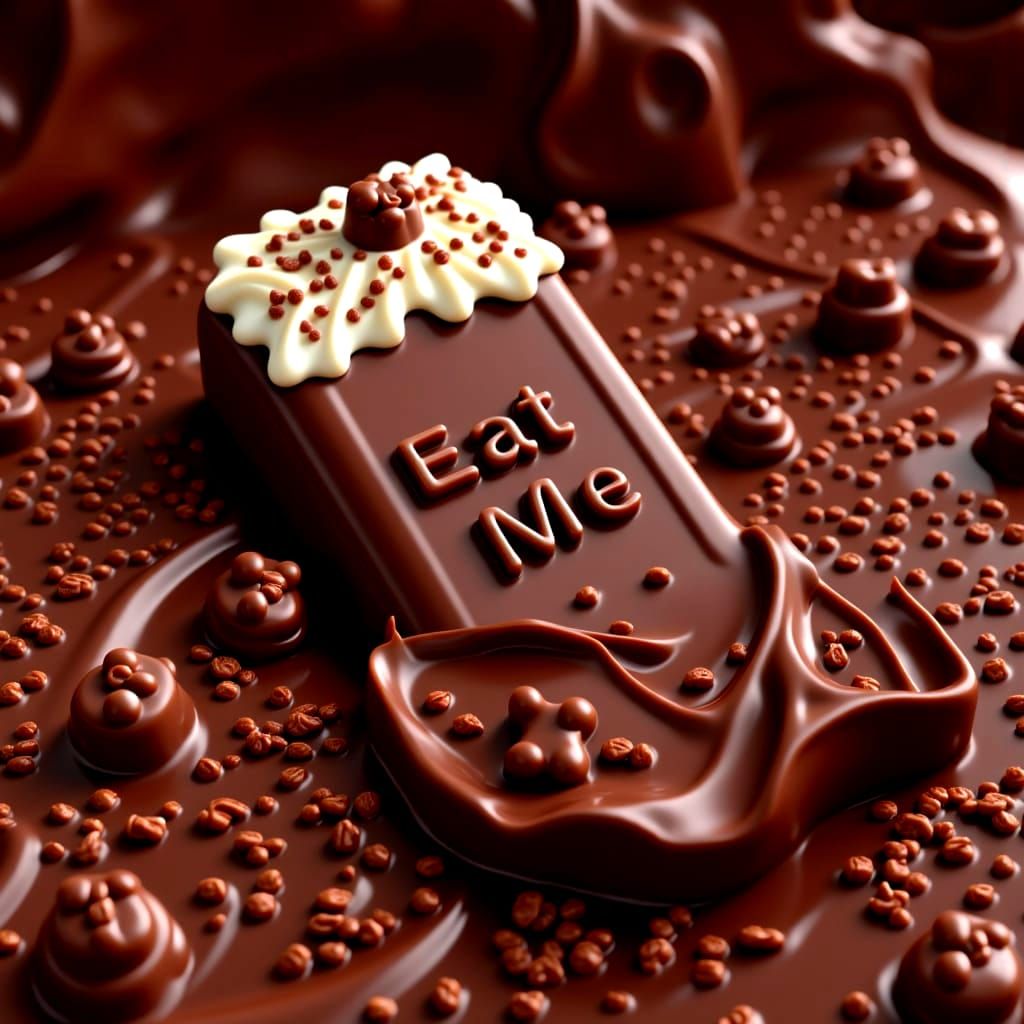 “Enjoy the🍫"