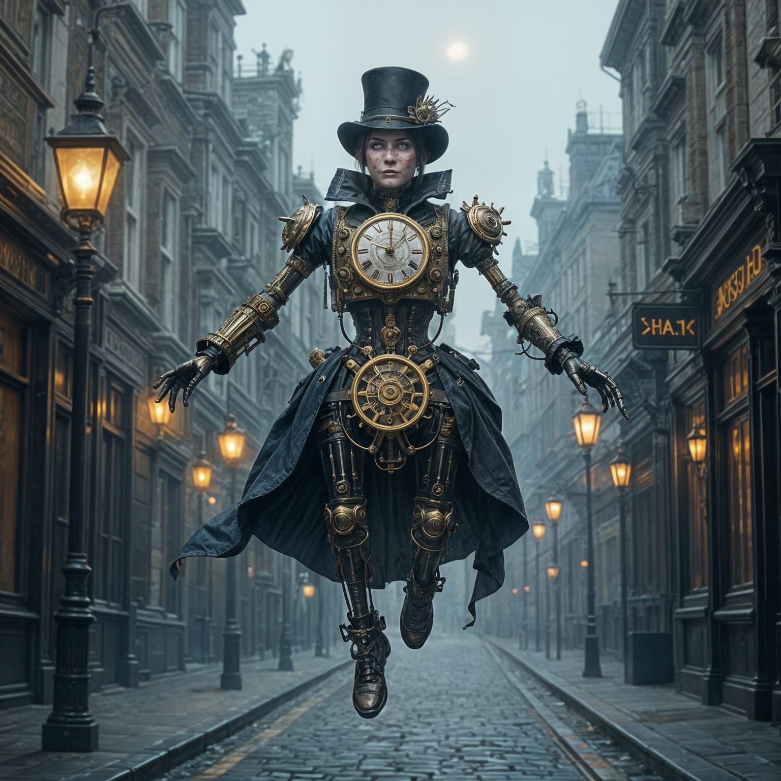 Victorian Automaton Transforms into Ghostly Apparition