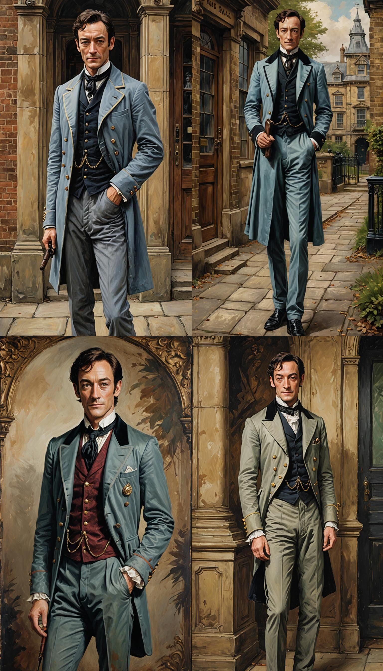 Jason Isaacs as Young Harry Flashman, Victorian Painting