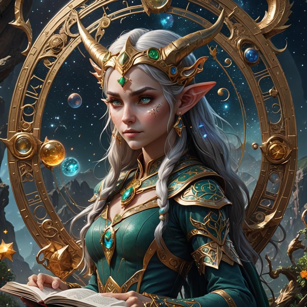 Elf as Capricorn in Astrology Book