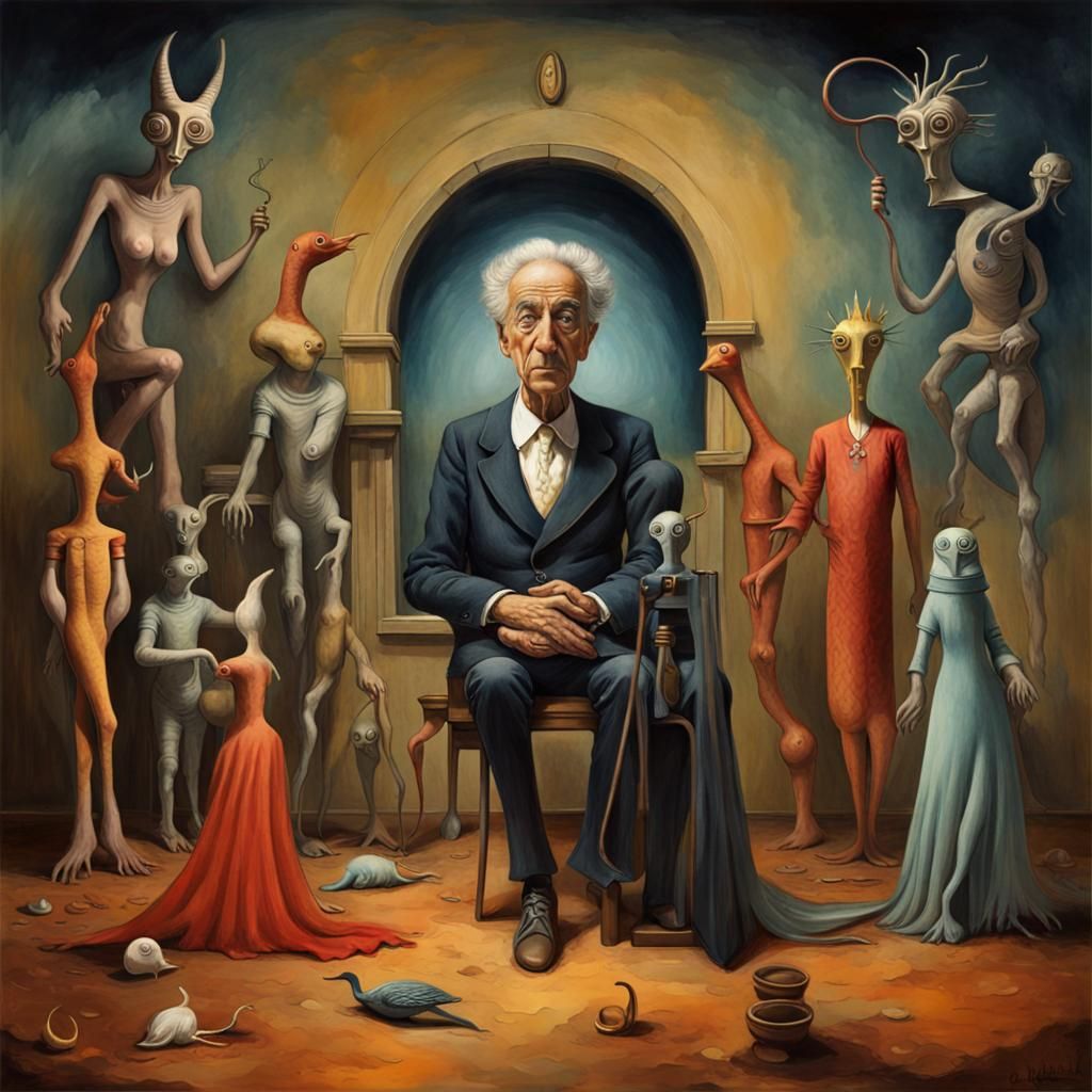 Surreal Dreamscape in Magical Realism Style