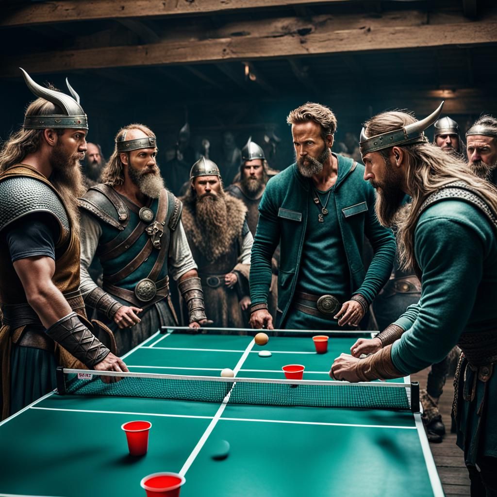 Anjana Vasan and Ryan Reynolds Play Beer Pong