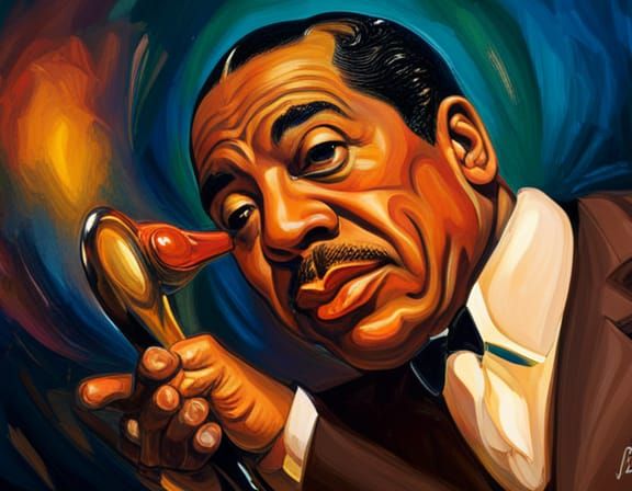 Duke Ellington Rubber Duck in Harlem Jazz Club