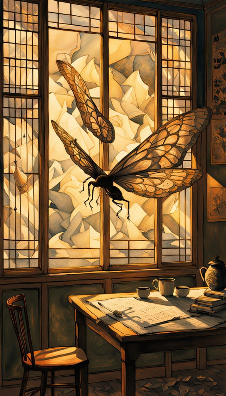 Ethereal Whispers in Charcoal Hues: A Young Artist's Gentle ...