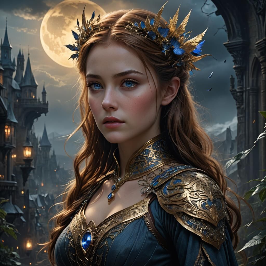 High Fae of the Night: Digital Matte Painting