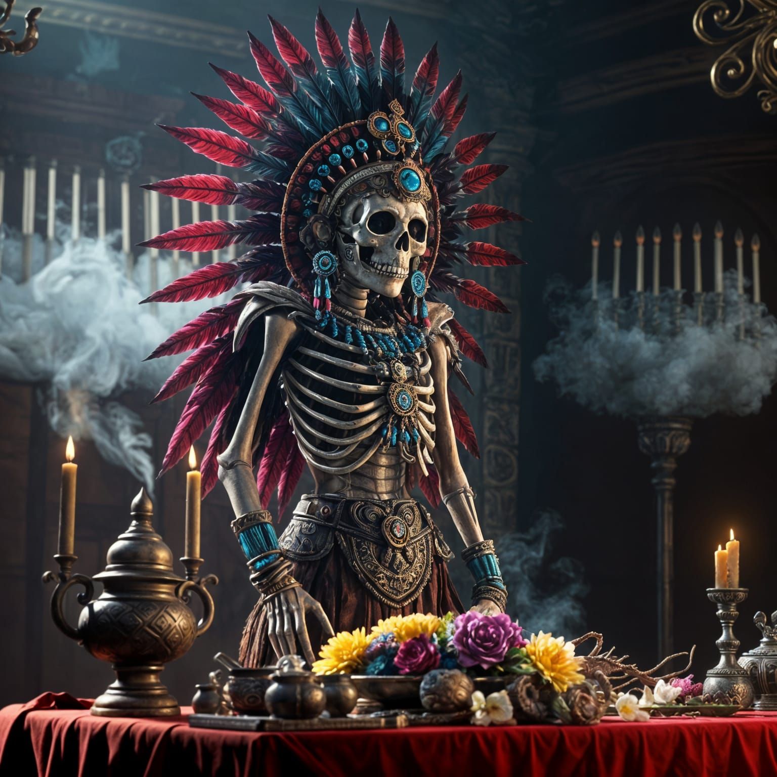 Mictecacihuatl: Aztec Lady of the Dead as Grim Reaper