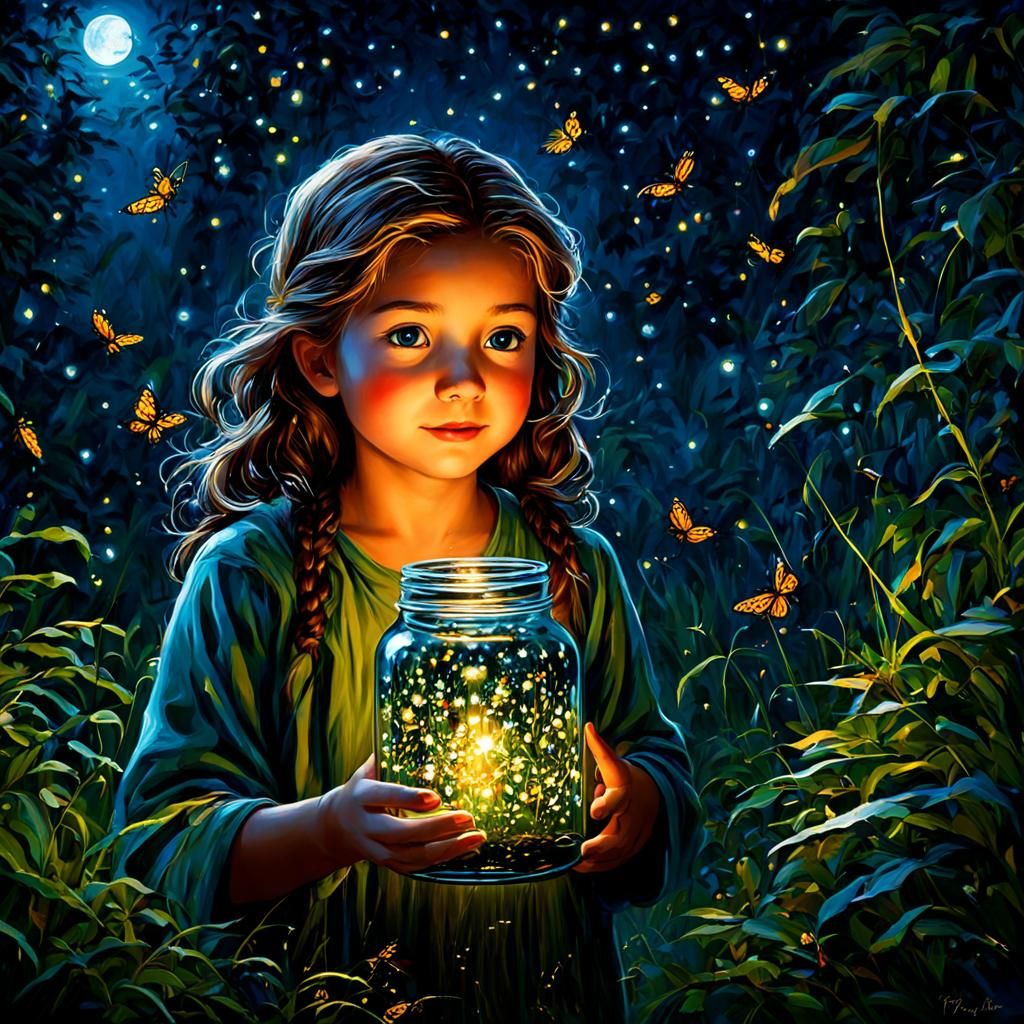 "Mummy, can we use these to light the garden?" Katie has dis...