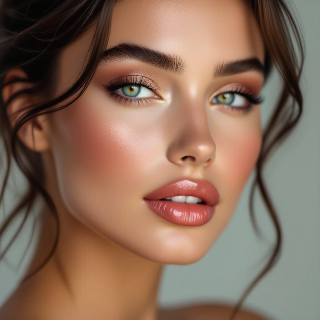 Breathtaking Portrait of Woman with Heterochromia in 8K