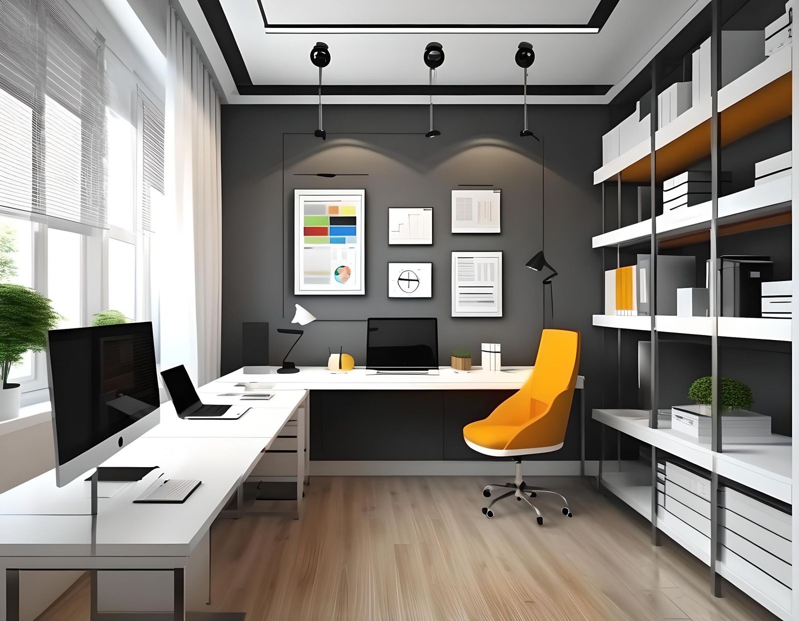 Modern Home Office Interior Design