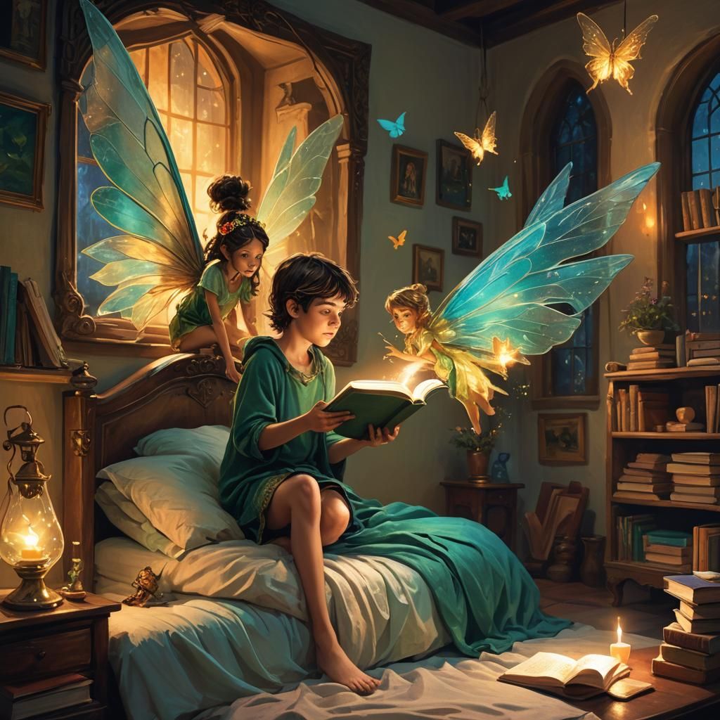 Enchanted Storytime: Pixie Fairy Emerges from Book