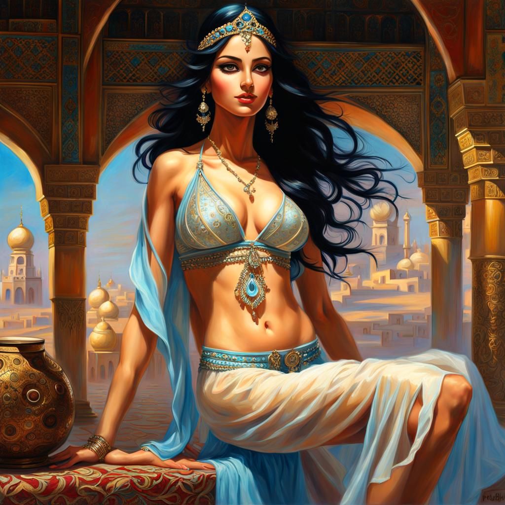 8 Pictures (1/8)  Salome, the Emir's belly dancer