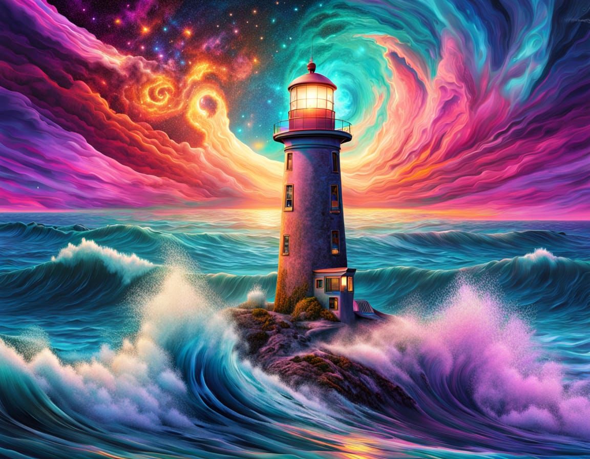 Surreal Lighthouse