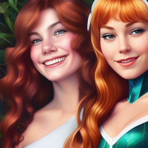 Mary Jane Watson and Gwen Stacy