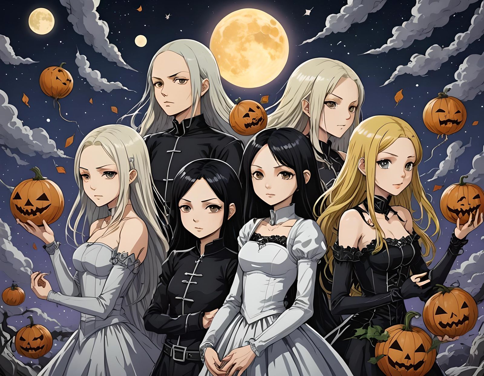 The Smashing Pumpkins in Anime Key Visual Style