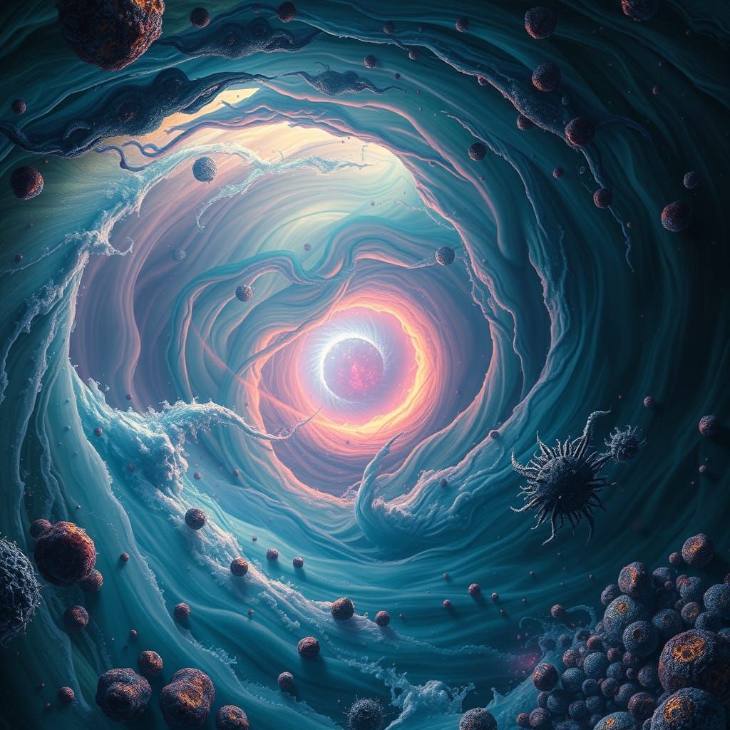 Primordial Emergence in Cosmic Vortex
