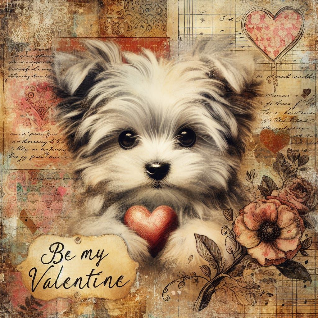 Romantic Valentine in Vintage Style