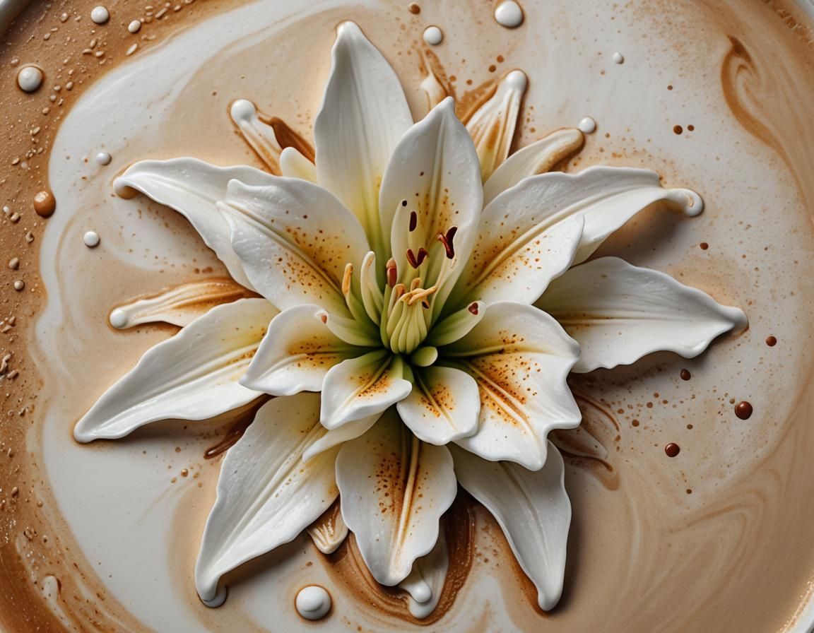 Ultra Realistic Latte Art in Perfect Morning Light