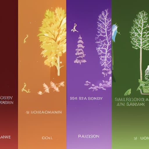 The Four Seasons AI Art