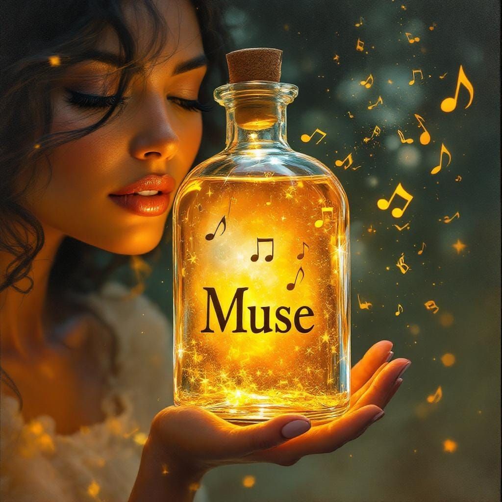 Muse Elixir: Magical Music Notes in a Bottle