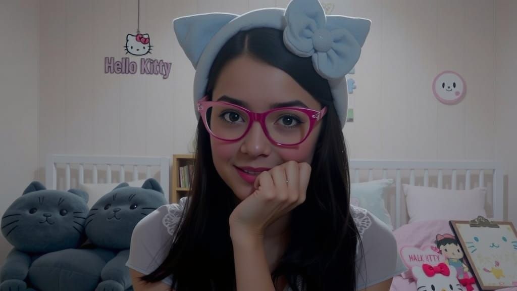 Kawaii Girl in Pastel Paradise