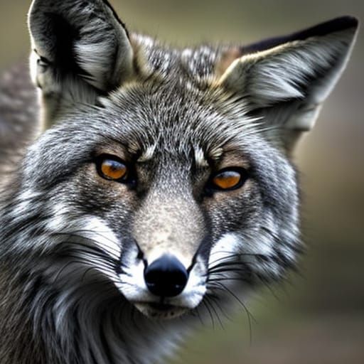 Fox in Military Garb: Hyperrealistic Digital Art