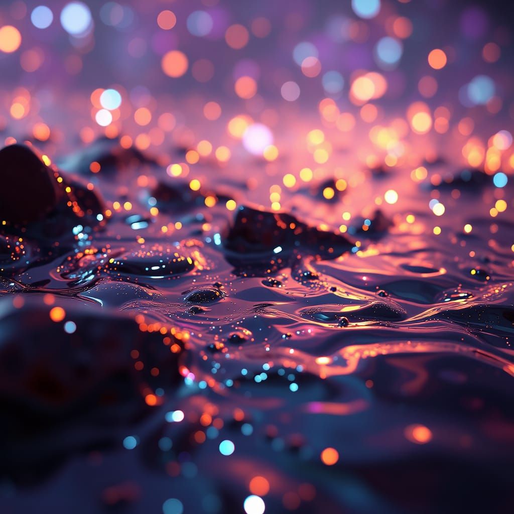 Sparkling Reflections in Fantastical Landscapes