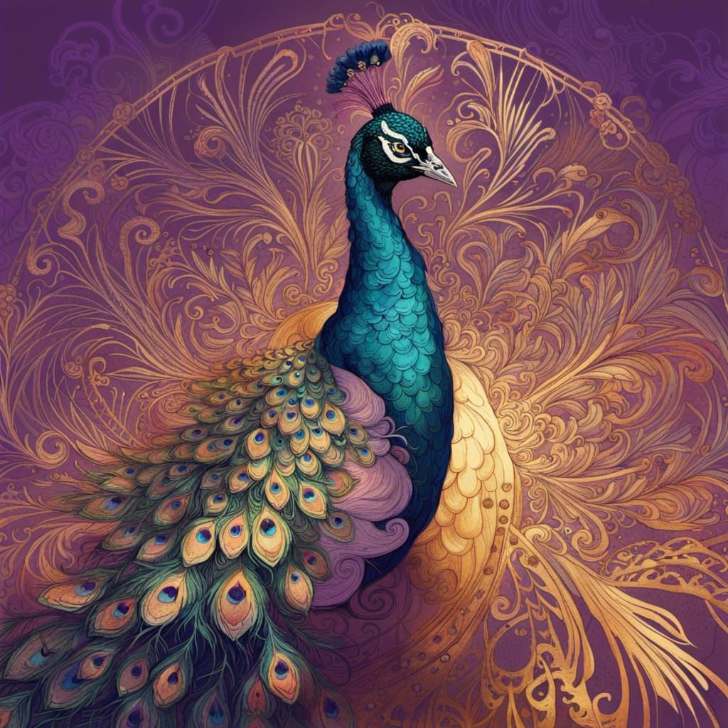 The Majestic Peacock