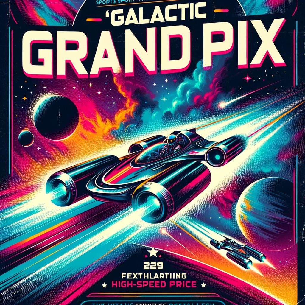 Galactic Grand Prix Hovercar Race in Nebula