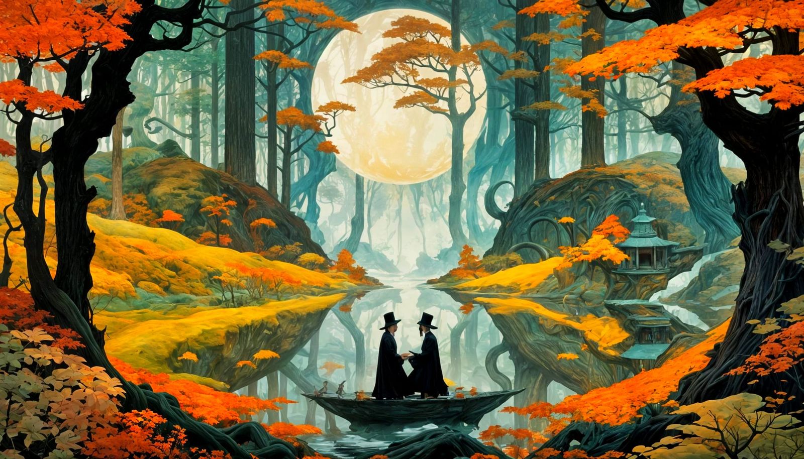 Yin Yang Harmony in Winter and Autumn