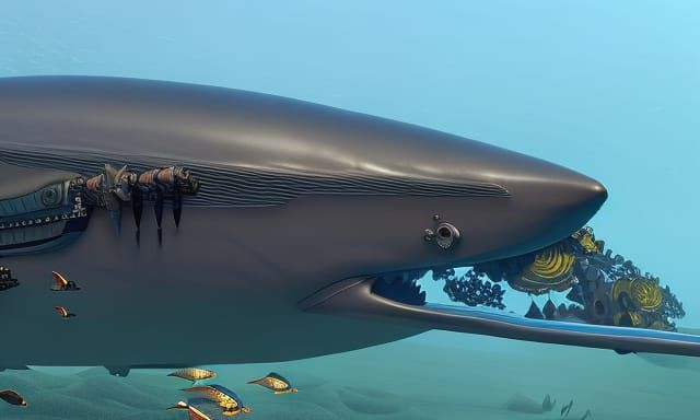 anthropomorphic shark