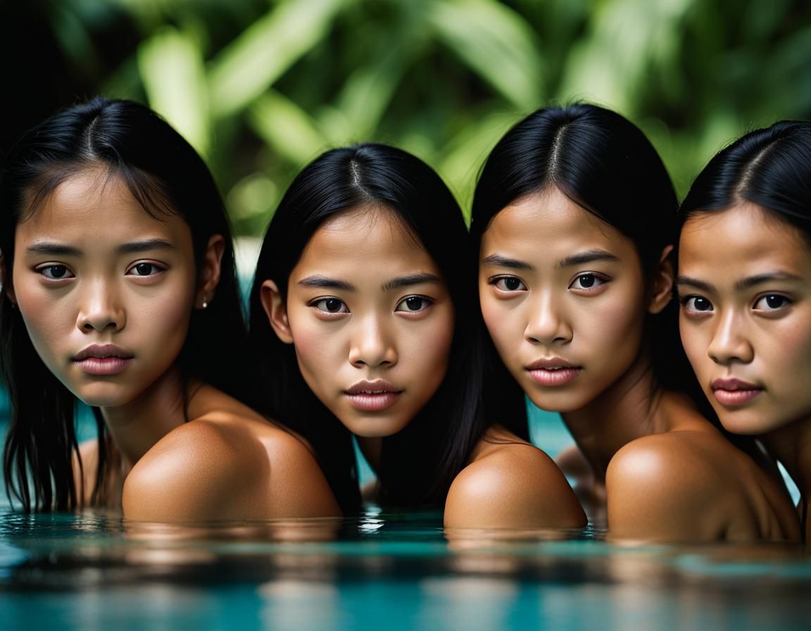 Indonesian Models in Bikinis: Professional Portrait Photogra...