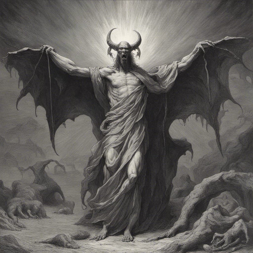 Righteous Hand and Forgotten Devil: Horror Art